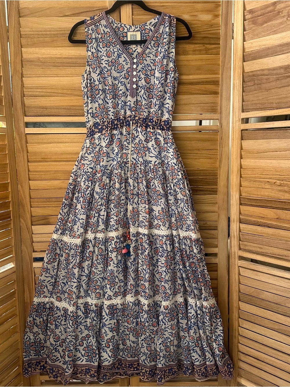 Bell By Alicia Bell Annabelle Ruffled Maxi Dress size XS